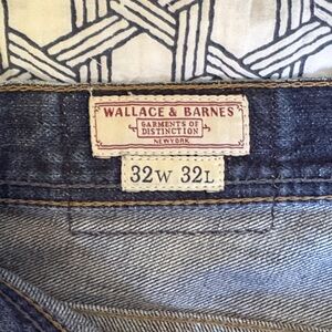 Wallace & Barnes Relaxed Fit Men's Jeans - Classic Blue